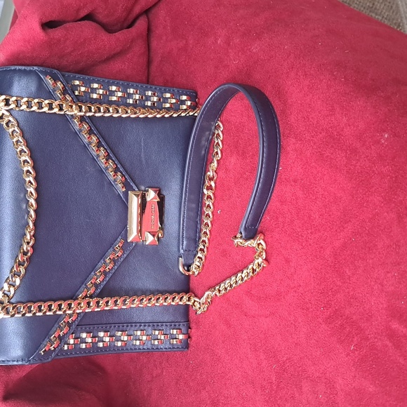 🎁 Michael Kors Navy Admiral With Gold Accents NEW WITH TAG - Picture 6 of 16